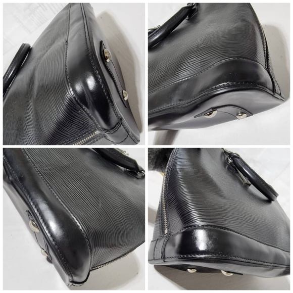 Authentic Louis Vuitton Epi Alma PM Bag Black - Picture 14 of 15